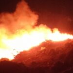 Πυρκαγιά σε υπαίθριο χώρο με απορρίμματα στη νήσο Μεγίστη (Καστελόριζο)