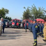 Επίσκεψη Ευ. Τουρνά σε Πυροσβεστικές Υπηρεσίες Δυτικής Αττικής