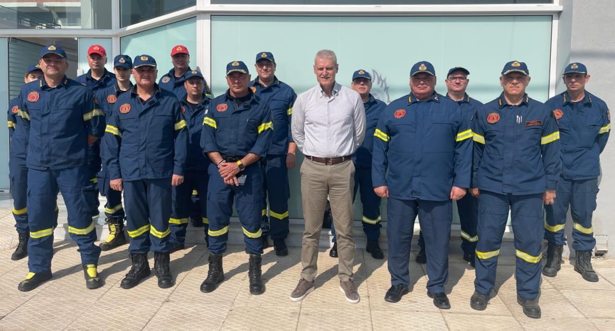 Επίσκεψη Ευ. Τουρνά σε Πυροσβεστικές Υπηρεσίες Δυτικής Αττικής
