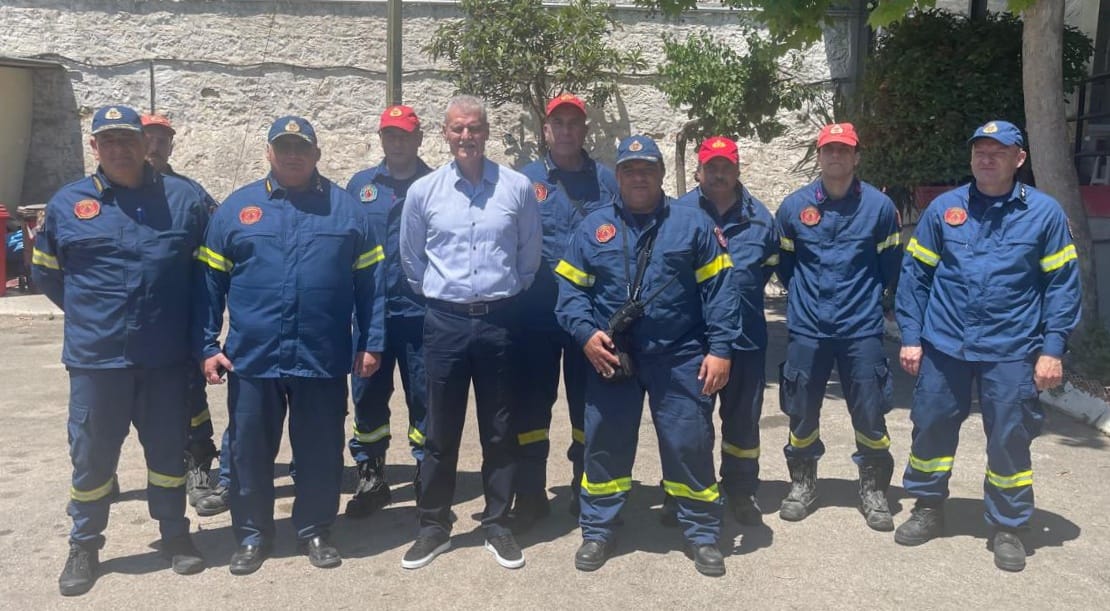 Επίσκεψη του Υφ. Κλιματικής Κρίσης Ευ. Τουρνά σε υπηρεσίες του Π.Σ στον Πειραιά και τη Σαλαμίνα