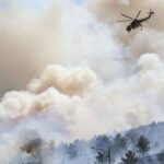 Πυρκαγιά σε δασική έκταση στην περιοχή Τσίγκουνας Ηρακλείου Κρήτης