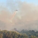 Πυρκαγιά σε δασική έκταση στον Πλατανίτη Ναύπακτου Αιτωλοακαρνανίας.