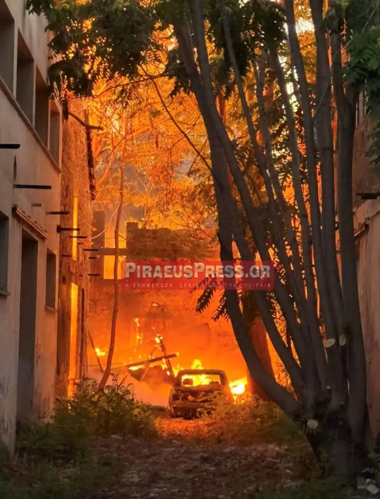 Πυρκαγιά σε οικοπεδικό χώρο στο Νέο Φάληρο, κοντά στο «Γ. Καραϊσκάκης» Πυρκαγιά σε οικοπεδικό χώρο στο Νέο Φάληρο, κοντά στο «Γ. Καραϊσκάκης»