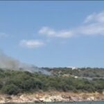 Πυρκαγιά σε χαμηλή βλάστηση στην περιοχή Σκουτάρι Λακωνίας