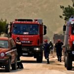 Πυρκαγιά σε αγροτοδασική έκταση στις Γούβες στο Ηράκλειο Κρήτης