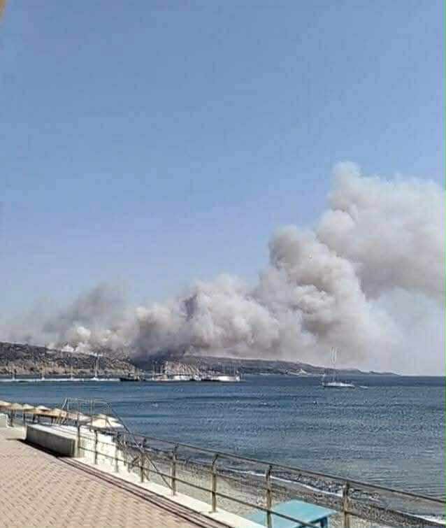 Πυρκαγιά σε χαμηλή βλάστηση στην περιοχή Λάχι Λακωνίας