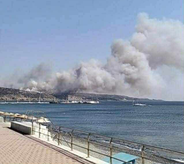 Πυρκαγιά σε χαμηλή βλάστηση στην περιοχή Λάχι Λακωνίας