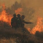 Πυρκαγιά σε αγροτοδασική έκταση στην περιοχή Αγριλές Χανίων Κρήτης