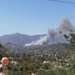 Πυρκαγιά σε χαμηλή βλάστηση στην περιοχή Κίτσι Κορωπίου