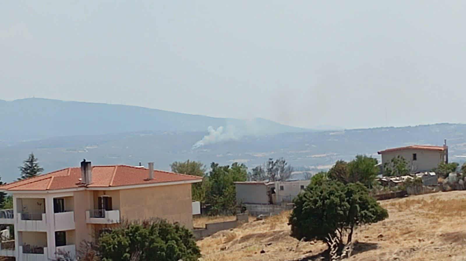 Πυρκαγιά σε δασική έκταση στον Άγιο Στέφανο Αττικής