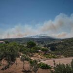 Πυρκαγιά σε αγροτοδασική έκταση στην περιοχή Πιτσινάδες Κυθήρων