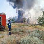 Πυρκαγιά σε αγροτοδασική έκταση στην περιοχή Πετράλωνα Μεσσηνίας