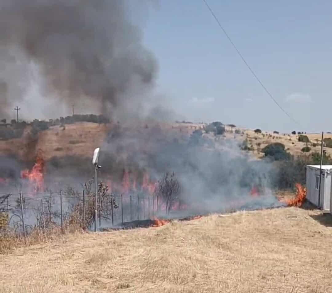 Πυρκαγιά σε χαμηλή βλάστηση στην περιοχή Μαχητής Κιλκίς