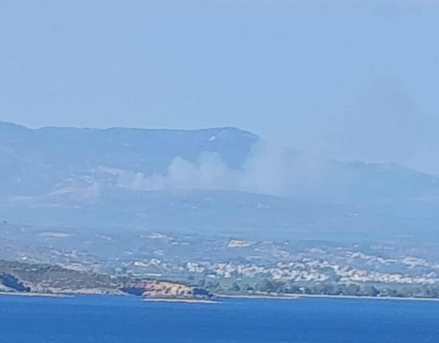 Πυρκαγιά σε αγροτοδασική έκταση στην περιοχή Καρίτσα Λακωνίας