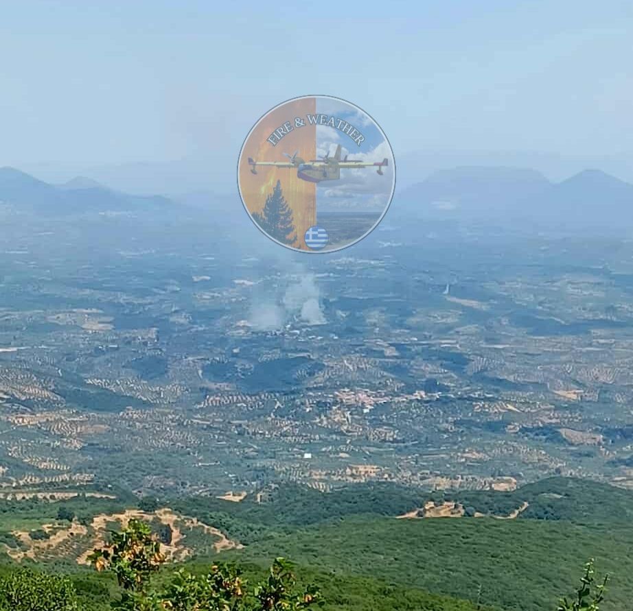Πυρκαγιά σε αγροτική έκταση στον Νερόμυλο Μεσσηνίας
