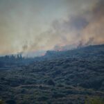 Πυρκαγιά σε αγροτοδασική έκταση στην περιοχή Αρωνιάδικα στα Κύθηρα