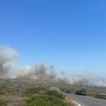 Αναζωπύρωση της φωτιάς στα Κύθηρα - Μήνυμα 112 για εκκένωση από Κυπριωτιάνικα προς Αρωνιάδικα