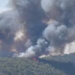 Πυρκαγιά σε δασική έκταση στην Βουρβουρού Χαλκιδικής