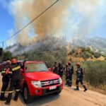 Πυρκαγιά σε αγροτοδασική έκταση στην περιοχή Νεραντζιές Αχαΐας