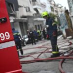 Πυρκαγιά σε κατάστημα ελαστικών στην οδό Μιχαλακοπούλου στην Αθήνα