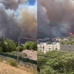 Σε πύρινο κλοιό η νότια Γαλλία – Κλειστό το αεροδρόμιο Μασσαλίας λόγω μεγάλης πυρκαγιάς