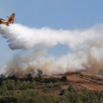 Πυρκαγιά σε δασική έκταση στην Καλλίφυτο Δράμας