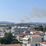 Πυρκαγιά σε χορτολιβαδική έκταση στη Νέα Χιλή Αλεξανδρούπολης