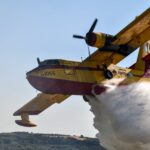 Αναγκαστική προσθαλάσσωση πυροσβεστικού αεροσκάφους στον Κορινθιακό