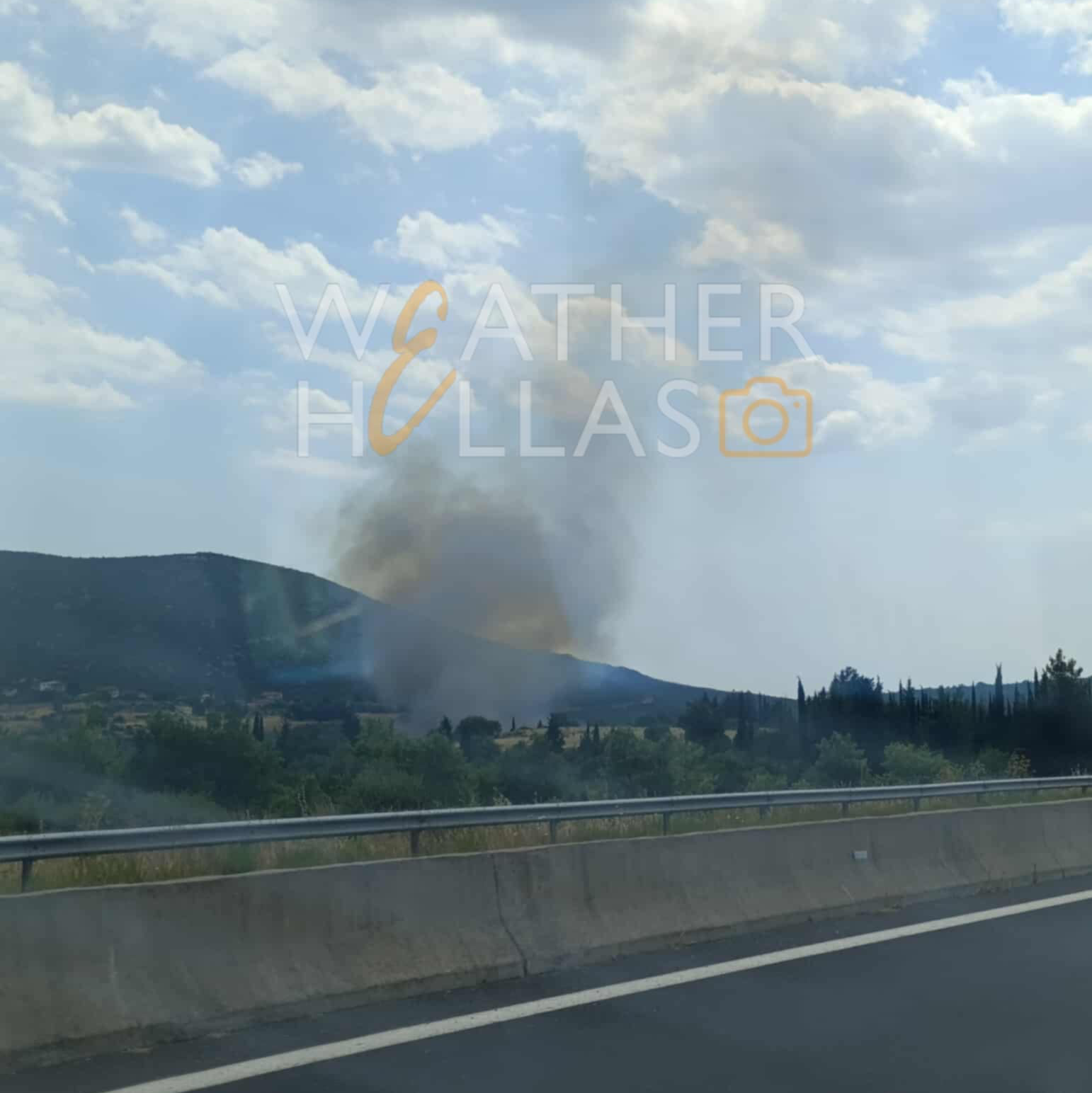 Πυρκαγιά σε χορτολιβαδική έκταση στην περιοχή Ραψομμάτη Αρκαδίας