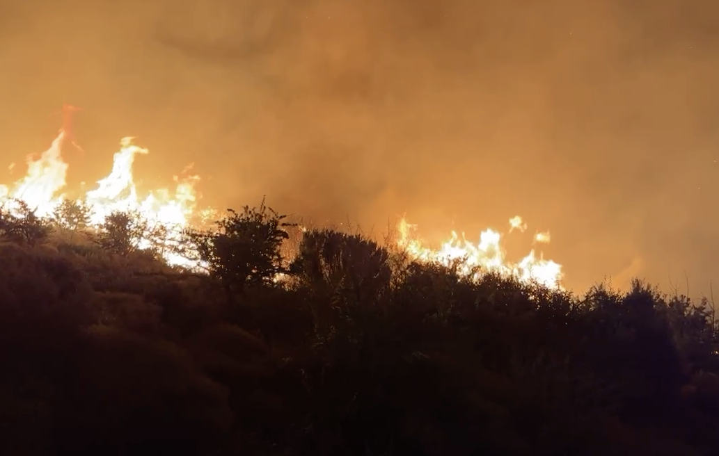 Πυρκαγιά σε χαμηλή βλάστηση στη Μακύνεια Αιτωλοακαρνανίας