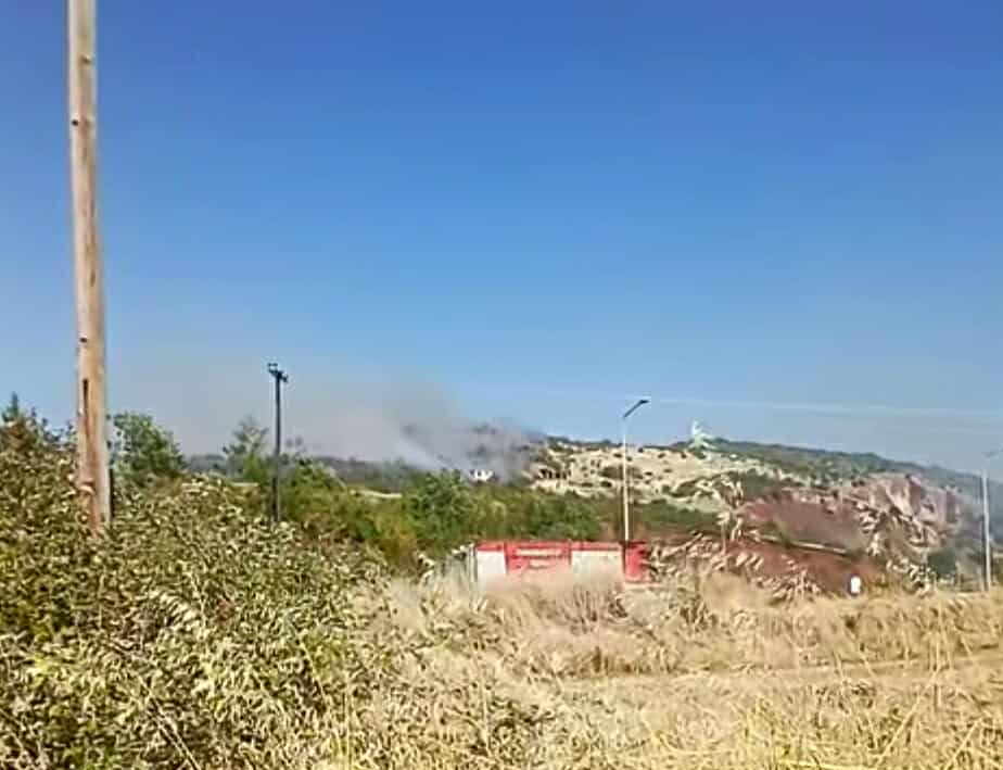 Πυρκαγιά σε δασική έκταση στην περιοχή Καλλίθηρο Καρδίτσα
