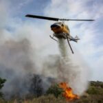 Πυρκαγιά σε αγροτοδασική έκταση στην περιοχή Αυλώνας Λέσβου