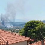 Πυρκαγιά σε δασική έκταση στην περιοχή Κοκκινάδες Αργολίδας
