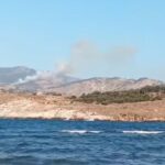 Πυρκαγιά σε δασική έκταση στο Σκαλοχώρι Λέσβου