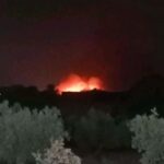 Πυρκαγιά σε χαμηλή βλάστηση στη θέση Tούτουλη στα Μέγαρα