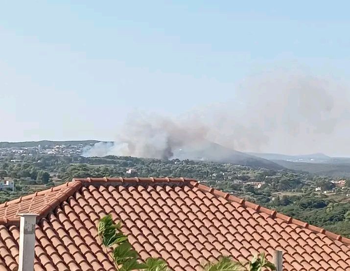 Πυρκαγιά σε αγροτοδασική έκταση στην περιοχή Πιτσινάδες Κυθήρων