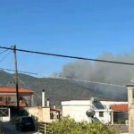 Πυρκαγιά σε δασική έκταση στην περιοχή Κουλοχέρα Λακωνίας