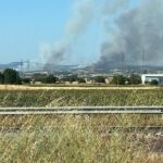 Πυρκαγιά σε χαμηλή βλάστηση στη περιοχή Άσσηρος Θεσσαλονίκης.