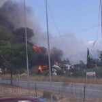 Πυρκαγιά σε γεωργική έκταση στην περιοχή Κρανίδι Αργολίδας