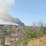Πυρκαγιά σε δασική έκταση στην περιοχή Χελιδόνι Αρχαίας Ολυμπίας στην Ηλεία
