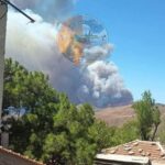 Πυρκαγιά σε δασική έκταση στην περιοχή Χάλανδρα Χίου