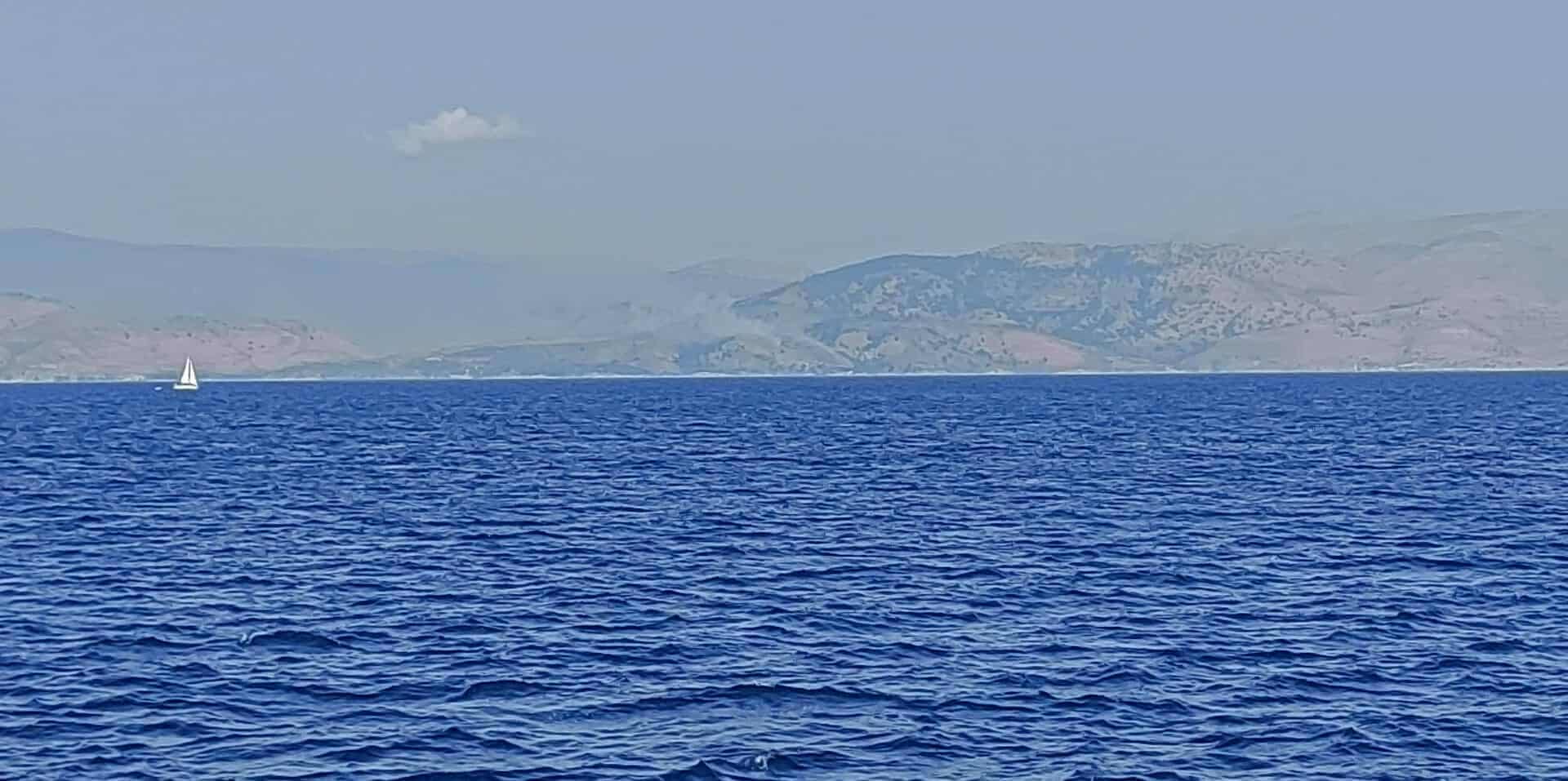 Πυρκαγιά σε δασική έκταση στη θέση Κάτω Αετός Σαγιάδας Θεσπρωτίας