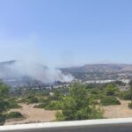 Πυρκαγιά σε χορτολιβαδική έκταση στην περιοχή Μαλώνας – Αλώνια στη Ρόδο