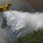 Πυρκαγιά σε δασική έκταση πλησίον της Εγνατίας Οδού στην περιοχή Μικρά Σάντα Ημαθίας