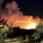 Άμεσα οριοθετήθηκε η πυρκαγιά σε γεωργική έκταση στο Πάτημα Εξαμιλίων Κορινθίας