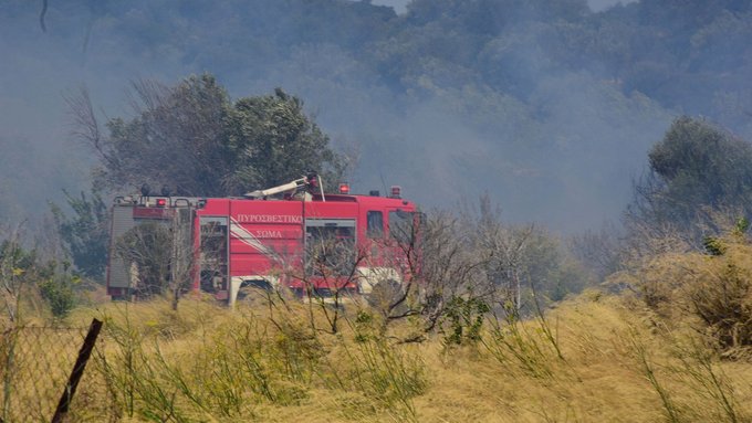Πυρκαγιά σε αγροτοδασική έκταση στην περιοχή Τρελαγκαθα Αιτωλοακαρνανίας
