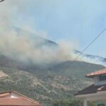 Πυρκαγιά σε δασική έκταση στην περιοχή Χοϊκα Θεσπρωτίας