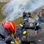 Στη μάχη με τις φλόγες στην Ισπανία οι Έλληνες δασοκομάντος της ΕΜΟΔΕ