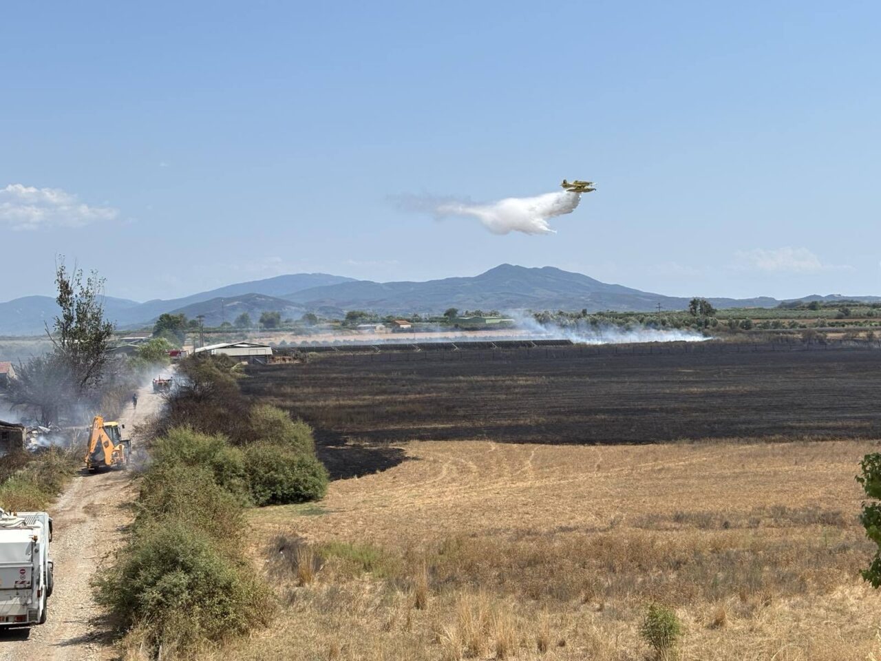 Σύλληψη οδηγού φορτηγού για τη πυρκαγιά στη Γουριώτισσα Αγρινίου