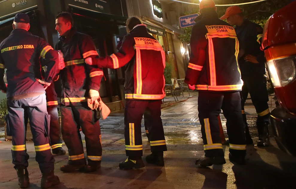 Πυρκαγιά σε κατάστημα επί της οδού Βασιλίσσης Σοφίας στο Μαρούσι